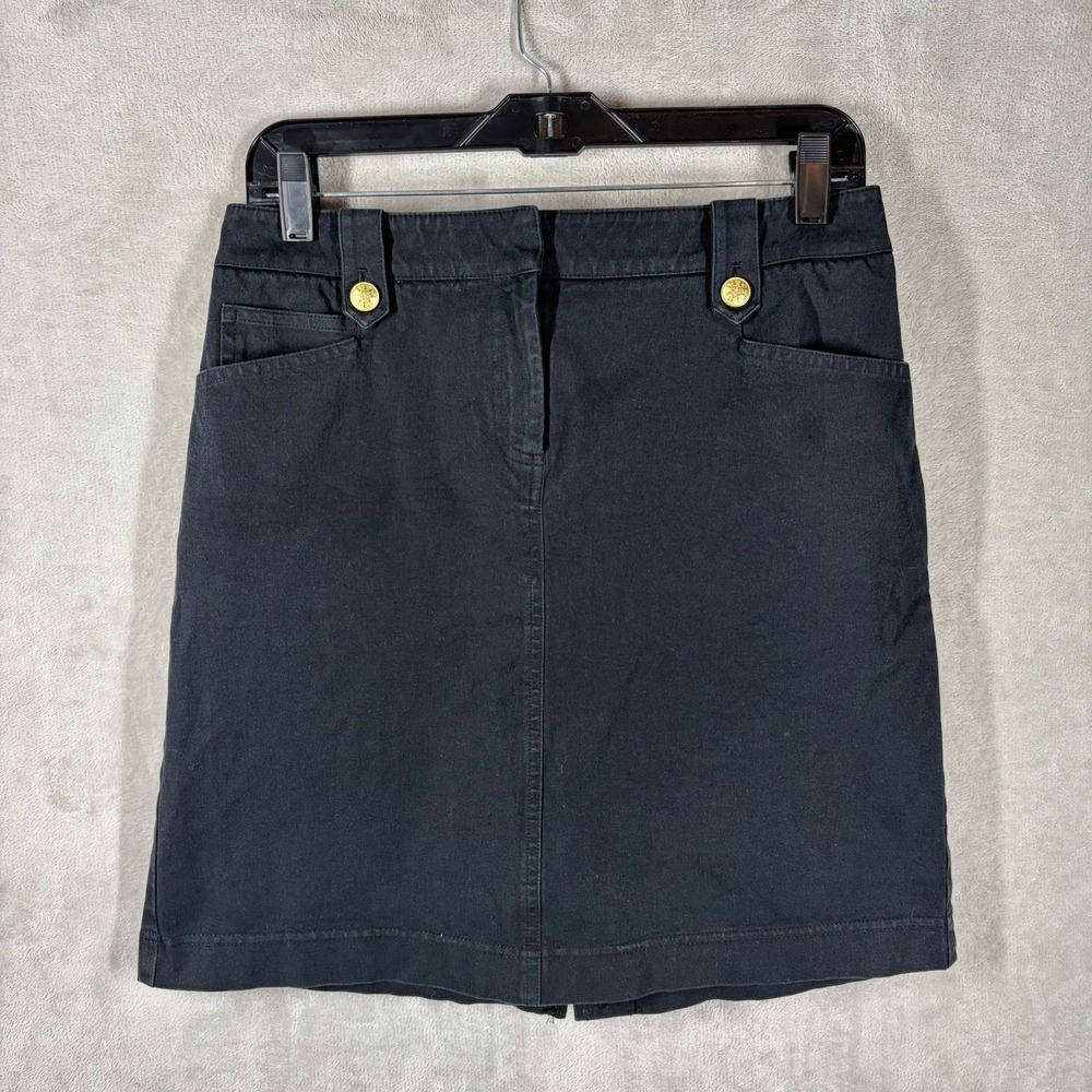 J.McLaughlin Nautical Mini Skirt Size 6 Coastal Casual Preppy Old Money